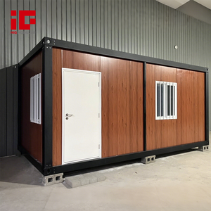 2 étages 3 chambres à coucher 2 salles de bain mur de verre balcon terrasse panneaux solaires toit abordable maisons préfabriquées fabricants maison conteneur - Product Image 3
