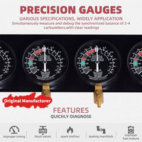 Jauge d'équilibrage de synchronisation de carburateur à vide universel Carb Syn Repair Auto Tool Set KIT Box