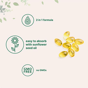 Integratore in Capsule Softgel di <span class=keywords><strong>Vitamina</strong></span> <span class=keywords><strong>D3</strong></span> K2 con Olio di Cocco, Etichetta Privata, per Rafforzare il Sistema Immunitario - Product Image 2