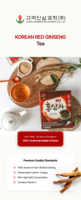 Mélange de thé au ginseng rouge coréen enrichi en vitamine C pour un soutien complet de la santé