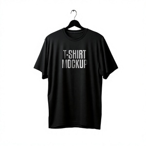 T-shirt col rond pour homme en coton 100% personnalisé avec logo en gros - Product Image 5