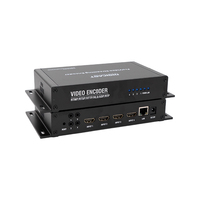 Digicast 4 Kanal H.265 4K/1080P HD Mi Kodlayıcı, Web Yönetimi Desteği ile HTTP HLS SRT Canlı Yayın Destekli