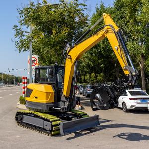 6.5ton HT65 نوع زاحف جديد مع مرفق دلو متعدد الاستخدامات لمواقع البناء - Product Image 4