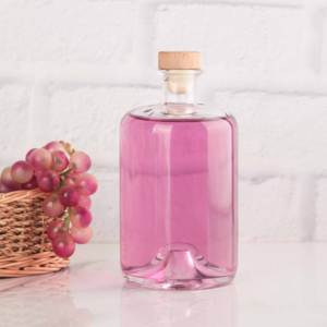 Gran oferta, botellas de vidrio de pedernal alto, 500ml, 750ml de capacidad para café, vino con sabor a Ron, producto más vendido 2023, tapa de uso de gelatina y caramelo - Product Image 2