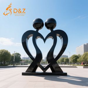 D & Z arte del gruppo artistico moderno casa e giardino decorazione scultura fatta a mano per esprimere emozione astratta scultura d'amore - Product Image 3