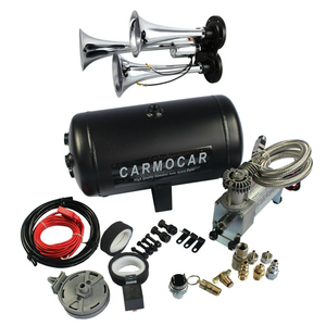 Fort Triple Trompette Klaxon Kit Avec 98c 1 Gallon <span class=keywords><strong>Meilleur</strong></span> Achat pour Voiture Camion RV - Product Image 1