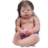 Boneca Bebê Real Baby – 45,7 cm de silicone recém-nascido, bebê que parece  real recém-nascido, o melhor aniversário