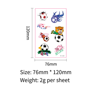 Nuevas <span class=keywords><strong>Pegatinas</strong></span> <span class=keywords><strong>de</strong></span> Tatuajes Deportivos <span class=keywords><strong>de</strong></span> Fútbol y Rugby, Resistentes al Agua y al Sudor, para Fanáticos <span class=keywords><strong>de</strong></span> la Copa América - Product Image 4