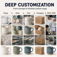 Nueva Taza de Cerámica Personalizada con Precio al por Mayor y Servicio de Diseño Personalizado para Productos Promocionales, Regalo para Clientes Clave
