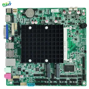 ELSKY M415F DDR4 Memory MSATA SSD Wifi Fanless Motherboard Motherboard With Intel Celeron J4125 Processor