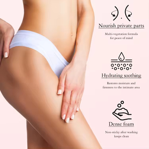 โฟมล้างจุดซ่อนเร้น ออร์แกนิค สำหรับทำความสะอาดจุดซ่อนเร้น ปรับสมดุลค่า pH ให้ความสดชื่น กลิ่นหอมจากสมุนไพรธรรมชาติ 100% รับผลิตแบรนด์ส่วนตัว - Product Image 4