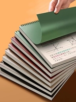 Livre double bobine, carnet à carreaux épais, pour étudiant