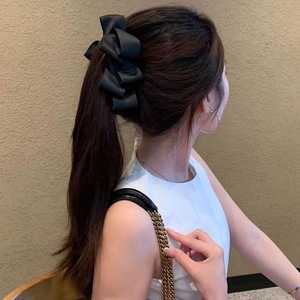 Pinzas para el Cabello con Lazo de Color Sólido, Pinzas de Plástico/Tela Tipo Banana para Niñas, Multiusos, para Peinados de Fiesta - Product Image 6