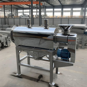 Nouvelle machine de criblage centrifuge à vibration horizontale à flux d'air pour poudre de champignons shiitake, SUS304, 300-1000 kg/h - Product Image 6