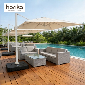 <span class=keywords><strong>Parasol</strong></span> de jardin rectangulaire <span class=keywords><strong>3x4m</strong></span>, grande taille, robuste, avec mât en aluminium, <span class=keywords><strong>parasol</strong></span> cantilever, imperméable - Product Image 1