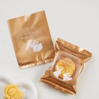 Sacs d'emballage pour biscuits et gâteaux, transparents, thermoscellables, imprimés sur mesure, biodégradables, en plastique, pour pâtisserie