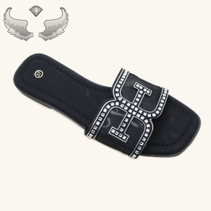 High-quality Fashionable Export Casual Summer New Design Rhinestone Outdoor Breathable Women's <b>slippers</b> and Sandals - Product Image 2