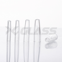 XY GLASS En gros Embouts en verre pour rouler avec trou central 12mm 10mm 9mm 8mm, Tube filtre spiralé cylindrique pour cigarettes