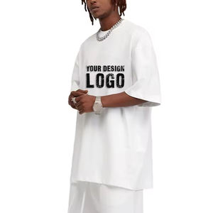 T-shirt pour homme, tendance, ample, demi-manches, sport, gym, personnalisé, graphique, délavé à l'acide, vintage, surdimensionné - Product Image 5