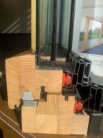 Ventanas Abatibles de Alto Rendimiento Penjoy con Marco de Madera Moderno, Triple Aislamiento, Vidrio Low-E, Ahorro de Energía, para Sala de Estar y Apartamento