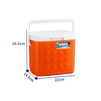 Glacière portable moderne 10L/20L en orange Nouvelle tendance pour les médicaments à insuline et le stockage des aliments pour le camping