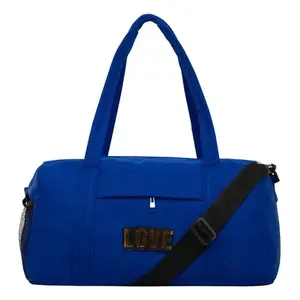 Sac de voyage Fana Lina bleu royal, 25 cm de hauteur, style élégant, grande capacité, sac de sport pour femme avec fermeture à glissière - Product Image 1