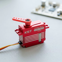 Kit de servomoteur miniature KST X15 755X sans noyau avec engrenage en acier trempé, couple de 2 kg pour le contrôle des hélicoptères modèles