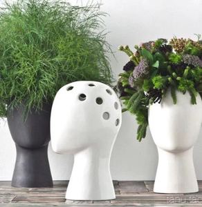 <span class=keywords><strong>Vaso</strong></span> per parrucca in ceramica con <span class=keywords><strong>vaso</strong></span> creativo per la decorazione della casa - Product Image 6