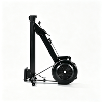 Rameur à air blanc avec moniteur PM5, pliable, à résistance à l'air, équipement de fitness pour la maison ou la salle de sport, direct usine