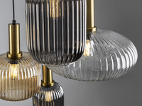 Lámpara Colgante de Cristal LED E12 de Diseño Europeo Moderno para Hotel, Escalera, Proyecto de Iluminación Elegante para el Hogar
