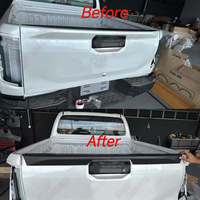 Autocollant de panneau de hayon 4x4 tout-terrain pour Toyota Hilux Travo 2026+ Spoiler de coffre Kit de protection de hayon en ABS