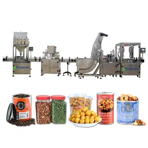 Factory customizable mixed granule snack nuts grain automatic packaging line mixing and filling machine
