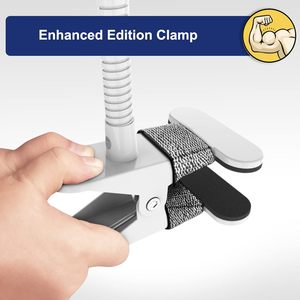 Mini studio d'artisanat mains libres Clip de bureau pour les loisirs quotidiens <span class=keywords><strong>sur</strong></span> le lit pour la lecture lampe flexible <span class=keywords><strong>loupe</strong></span> LED avec support de lumière - Product Image 5