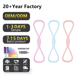 Bandes élastiques en silicone pour exercices de yoga avec logo personnalisé - Product Image 4
