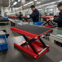 Support de réparation de moto hydraulique réglable le plus vendu – Table de maintenance pratique pour moto avec support de cadre