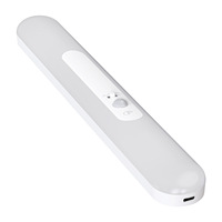 Bande lumineuse LED à détecteur de mouvement, dimmable, super lumineuse, rechargeable par USB, sans fil, à coller, veilleuse pour escaliers, marches, placard