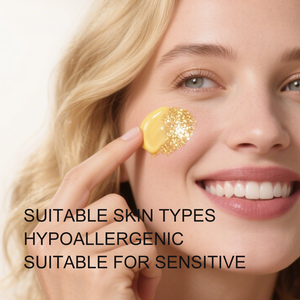 <span class=keywords><strong>Masque</strong></span> facial en feuille d'or 24 carats OEM, raffermissant, liftant, éclaircissant, anti-âge, hydratant pour tous types de peaux, 100 ml - Product Image 5