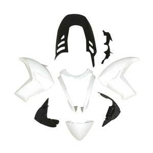 Personalización a Medida - Carenado de Inyección ABS Blanco sin Pintar para Motocicleta <span class=keywords><strong>Kawasaki</strong></span> <span class=keywords><strong>ER6N</strong></span> ER 6N <span class=keywords><strong>2009</strong></span> 2010 - Product Image 1