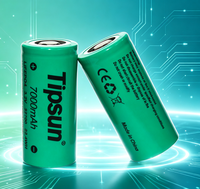Cellule LiFePO4 32700 7Ah pour stockage d'énergie solaire, batterie haute capacité Tipsun 3.2V 7000mAh