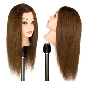 Factory Outlet 40% cabeza de muñeca de entrenamiento de cabello humano para peluquero y cosmetalogistas corte de cabello y cabeza de maniquí femenino trenzado - Product Image 5