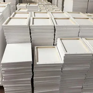 OEM tamanho personalizado artista lona em branco lona esticada lona em branco lienzos para pintar 15*15 telas para pintura