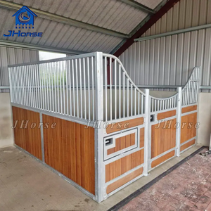 도매 사용자 정의 빌드 스윙 도어 스타일 중국 핫 딥 아연 도금 말 안정적인 스톨 헛간 키트 - Product Image 1