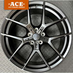 Jantes de voiture de course à fond profond noir mat, Beadlock, en aluminium forgé chromé, compatibles avec les voitures particulières F30 <span class=keywords><strong>M2</strong></span> pour <span class=keywords><strong>BMW</strong></span>, style 469M - Product Image 5