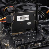 Carte d'extension interne Lekuo PCIe vers USB 3.2 Type-C pour serveur de bureau