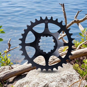 Bielas Funsea BMX de Aleación 7075 32T Anti-Caída de Cadena <span class=keywords><strong>para</strong></span> <span class=keywords><strong>MTB</strong></span>, Biela Integrada Euro con Eje de Pedalier BSA y Plato de 32 Dientes <span class=keywords><strong>para</strong></span> Bicicleta - Product Image 4