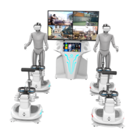 Simulateur de tir VR 360° directionnel pour adultes, équipement de divertissement éducatif d'intérieur, 2 joueurs