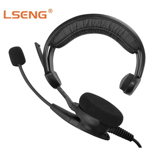 Auriculares con Diadema LSENG para Walkie Talkie, con Cable de <span class=keywords><strong>Goma</strong></span> Resistente PTT K de 2 Pines para Radios Bidireccionales Kenwood TK-3207 TK-2107 TK-D240 - Product Image 2