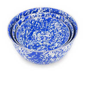 OEM環境にやさしい食品グレードのアンティークココナッツエナメル装飾金属鋼エナメル製品ウォーターボウル - Product Image 2