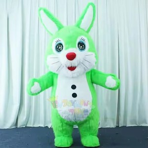 Costume de mascotte gonflable bon marché de différentes couleurs de <span class=keywords><strong>lapin</strong></span> mignon animal de dessin animé adulte de pâques noël halloween fête de carnaval - Product Image 4