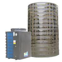 Chauffage Air 18kw Canada Source Dc Inverter Split Heatpump 10kw 20kw Tuv Home 16kw Water To Heater R32 Pompe à chaleur